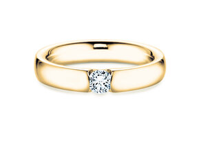 Anello di Fidanzamento Destiny in 9K oro giallo con diamante 0,05ct H/SI