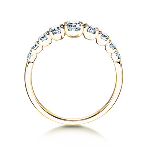 Anello di Fidanzamento 9 Diamonds in 14K oro giallo con diamanti 0,43ct G/SI