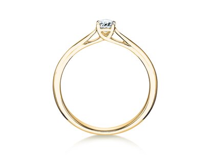Anello di Fidanzamento Delight in 18K oro giallo con diamante 0,25ct G/SI