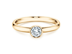 Anello di Fidanzamento Eternal in 14K oro giallo con diamante 0,35ct G/SI