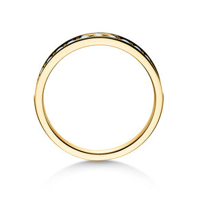 Anello di Fidanzamento Alliance-/Eternityring in 18K oro giallo con diamanti 0,39ct G/SI