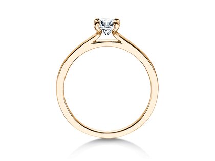 Anello di Fidanzamento Modern in oro giallo