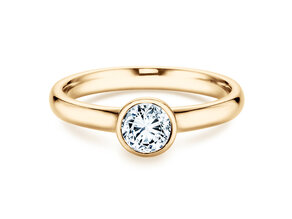 Anello di Fidanzamento Eternal in 9K oro giallo con diamante 1,00ct H/SI
