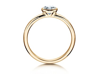 Anello di Fidanzamento Eternal in 9K oro giallo con diamante 1,00ct H/SI