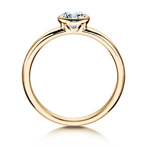 Anello di Fidanzamento Eternal in 9K oro giallo con diamante 1,00ct H/SI