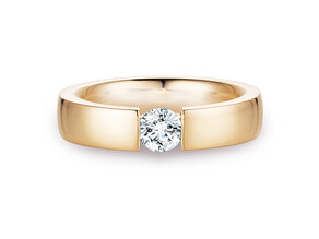 Anello di Fidanzamento Infinity in 14K oro giallo con diamante 0,50ct G/SI