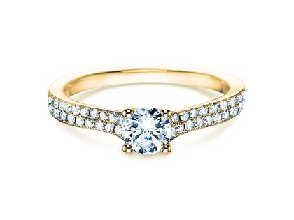 Anello di Fidanzamento Claire in 18K oro giallo con diamanti 0,70ct G/SI