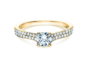 Anello di Fidanzamento Claire in 18K oro giallo con diamanti 0,70ct G/SI