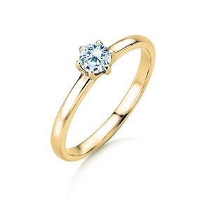 Anello di Fidanzamento Melody in 14K oro giallo con diamante 0,50ct G/SI
