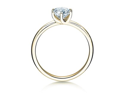 Anello di Fidanzamento Melody in 18K oro giallo con diamante 2,50ct H/SI