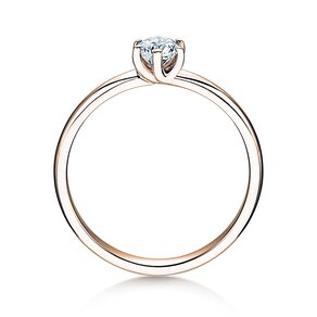 Anello di Fidanzamento Melody in oro rosa