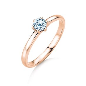 Anello di Fidanzamento Melody in oro rosa