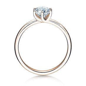 Anello di Fidanzamento Melody in 14K oro rosa con diamante 1,00ct G/IF
