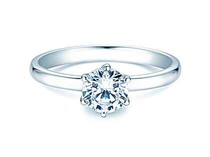 Anello di Fidanzamento Melody in 18K oro bianco con diamante 2,50ct G/VS