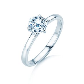 Anello di Fidanzamento Melody in 18K oro bianco con diamante 2,50ct G/VS