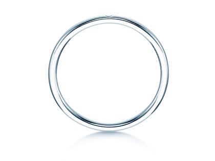 Anello di Fidanzamento Promise Petite in 9K oro bianco con diamante 0,005ct G/SI