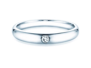 Anello di Fidanzamento Promise in argento 925/- con diamante 0,03ct G/VS