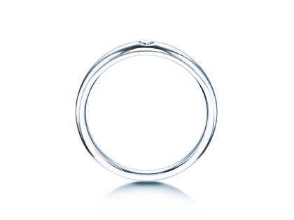 Anello di Fidanzamento Promise in argento 925/- con diamante 0,03ct G/VS