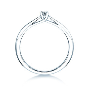 Anello di Fidanzamento Delight in 9K oro bianco con diamante 0,05ct G/SI