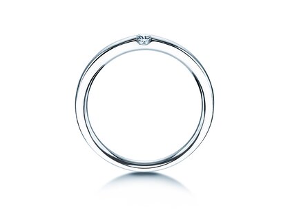 Anello di Fidanzamento Destiny in argento 925/- con diamante 0,05ct H/SI