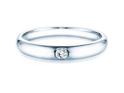 Anello di Fidanzamento Promise in argento 925/- con diamante 0,05ct H/SI