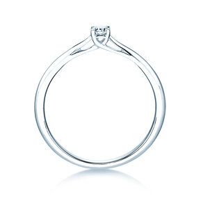 Anello di Fidanzamento Delight in 18K oro bianco con diamante 0,10ct H/SI