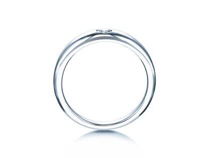 Anello di Fidanzamento Promise in argento 925/- con diamante 0,10ct D/IF