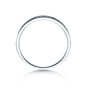 Anello di Fidanzamento Alliance-/Eternityring in 18K oro bianco con diamanti 0,125ct G/SI