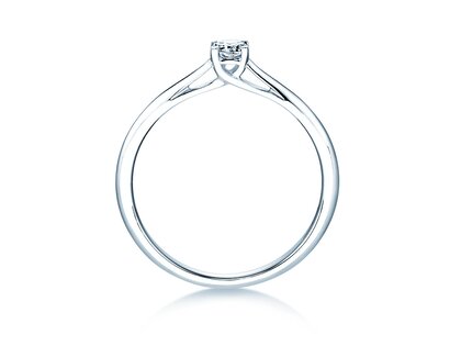 Anello di Fidanzamento Delight in 14K oro bianco con diamante 0,15ct G/SI