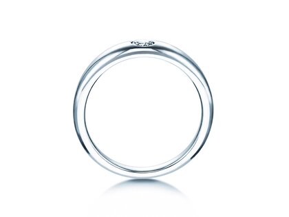 Anello di Fidanzamento Promise in argento 925/- con diamante 0,15ct G/VS