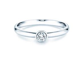 Anello di Fidanzamento Eternal in platino 950/- con diamante 0,20ct G/SI