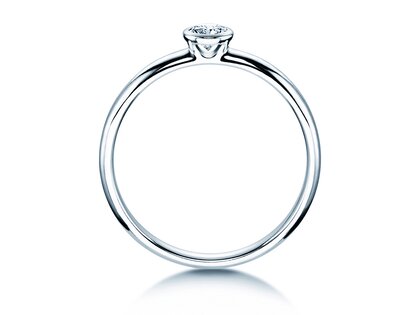 Anello di Fidanzamento Eternal in platino 950/- con diamante 0,20ct G/SI