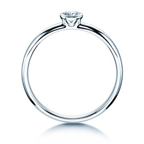 Anello di Fidanzamento Eternal in platino 950/- con diamante 0,20ct G/SI