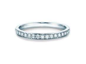 Anello di Fidanzamento Alliance-/Eternityring in oro bianco