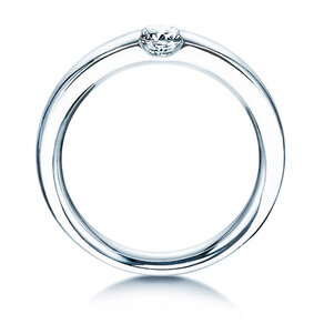 Anello di Fidanzamento Destiny in 9K oro bianco con diamante 0,25ct H/SI