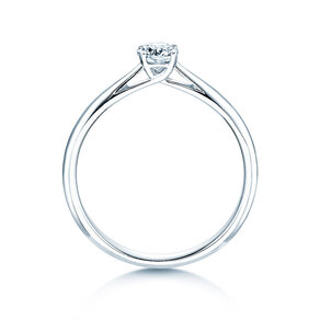 Anello di Fidanzamento Delight in 14K oro bianco con diamante 0,30ct H/SI