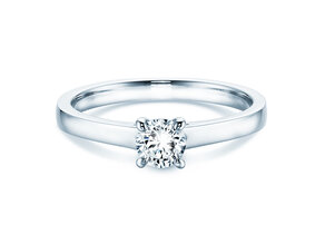 Anello di Fidanzamento Modern in 14K oro bianco con diamante 0,30ct H/SI