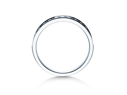 Anello di Fidanzamento Alliance-/Eternityring in 18K oro bianco con diamanti 0,39ct G/SI