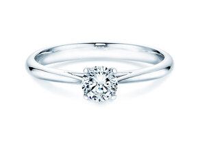 Anello di Fidanzamento Delight in 14K oro bianco con diamante 0,40ct H/SI