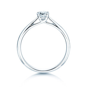 Anello di Fidanzamento Delight in 14K oro bianco con diamante 0,40ct H/SI
