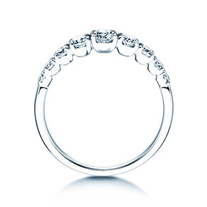 Anello di Fidanzamento 9 Diamonds in oro bianco