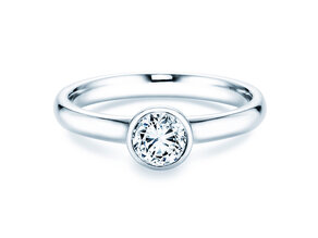 Anello di Fidanzamento Eternal in 14K oro bianco con diamante 0,50ct G/IF