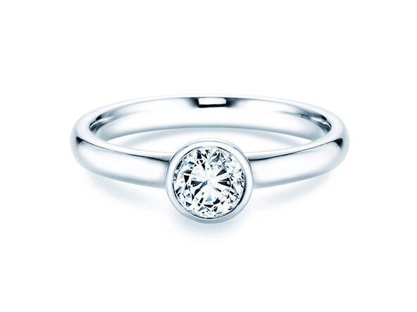 Anello di Fidanzamento Eternal in 9K oro bianco con diamante 0,75ct H/SI