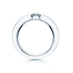 Anello di Fidanzamento Infinity in platino 950/- con diamante 0,50ct H/SI