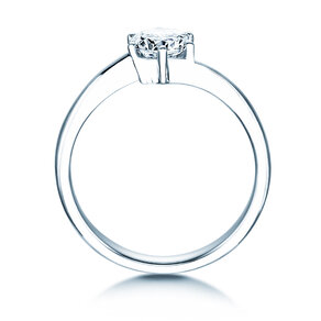 Anello di Fidanzamento Devotion in 14K oro bianco con diamante 0,75ct H/SI