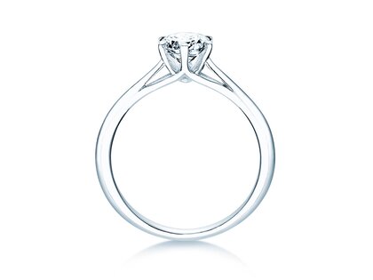 Anello di Fidanzamento Heaven 6 in 9K oro bianco con diamante da laboratorio 0,75ct E/VS