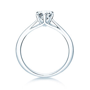 Anello di Fidanzamento Heaven 6 in 9K oro bianco con diamante da laboratorio 0,75ct E/VS