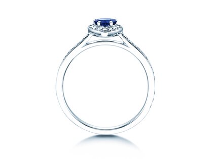 Anello di Fidanzamento Heart Saphir