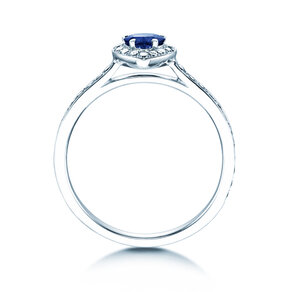 Anello di Fidanzamento Heart Saphir