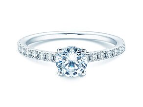 Anello di Fidanzamento Pure Diamond in 18K oro bianco con diamanti 1,48ct G/SI